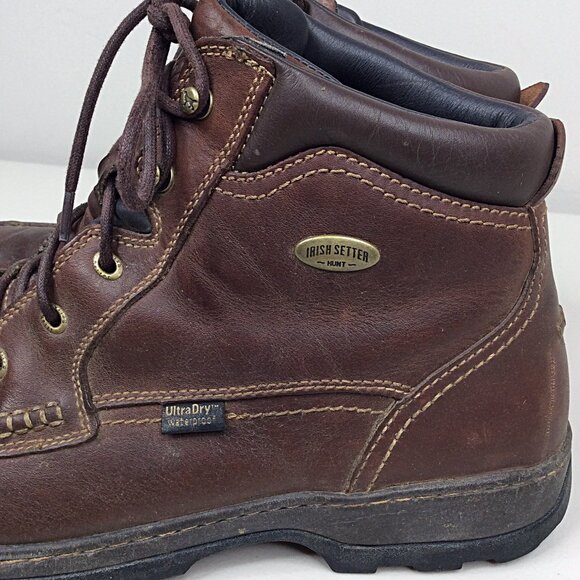 Red Wing Irish Setter Hunt Soft Paw Chukka Waterproof Boots Mens Size 13 Leather - Picture 5 of 12